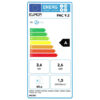 Eurom Pac 9.2 Mobiele Airco Label